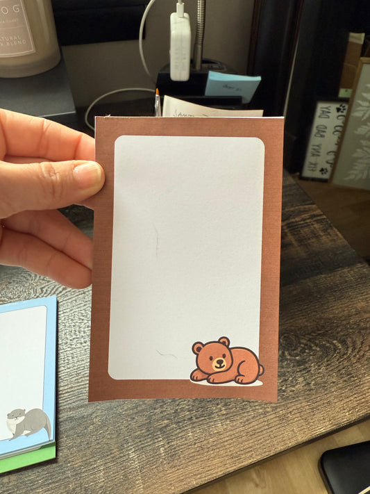 Cute Animal Notepad