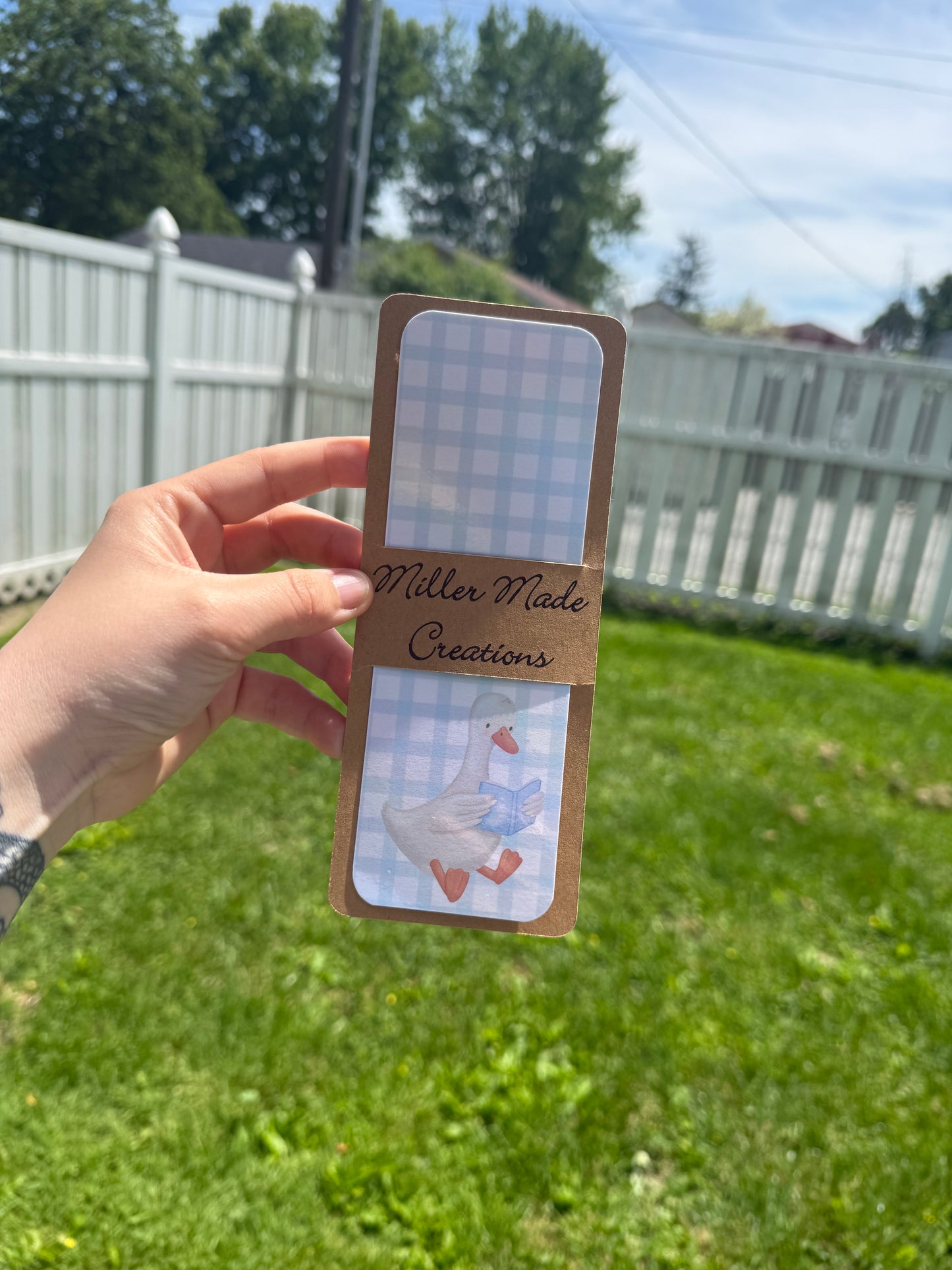 Blue Goose Bookmark