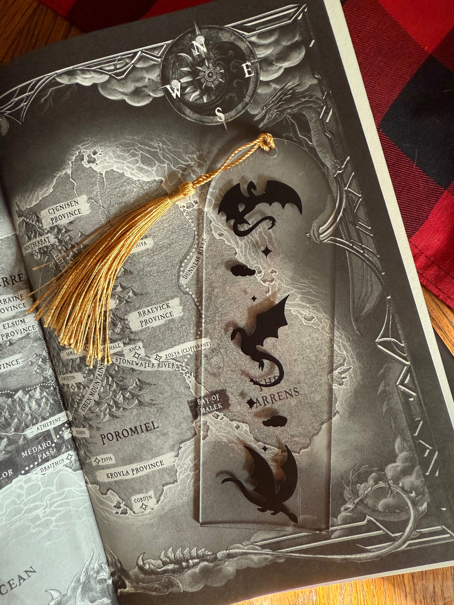 Acrylic Dragon Bookmark