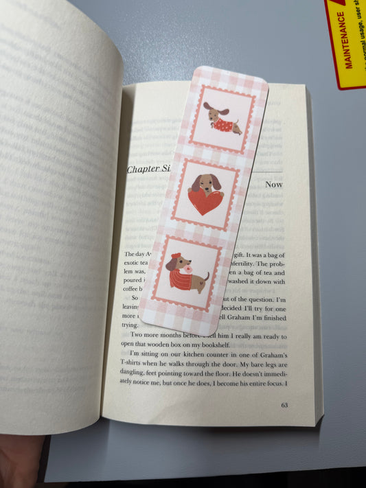 Doxie Love Stamp Bookmark
