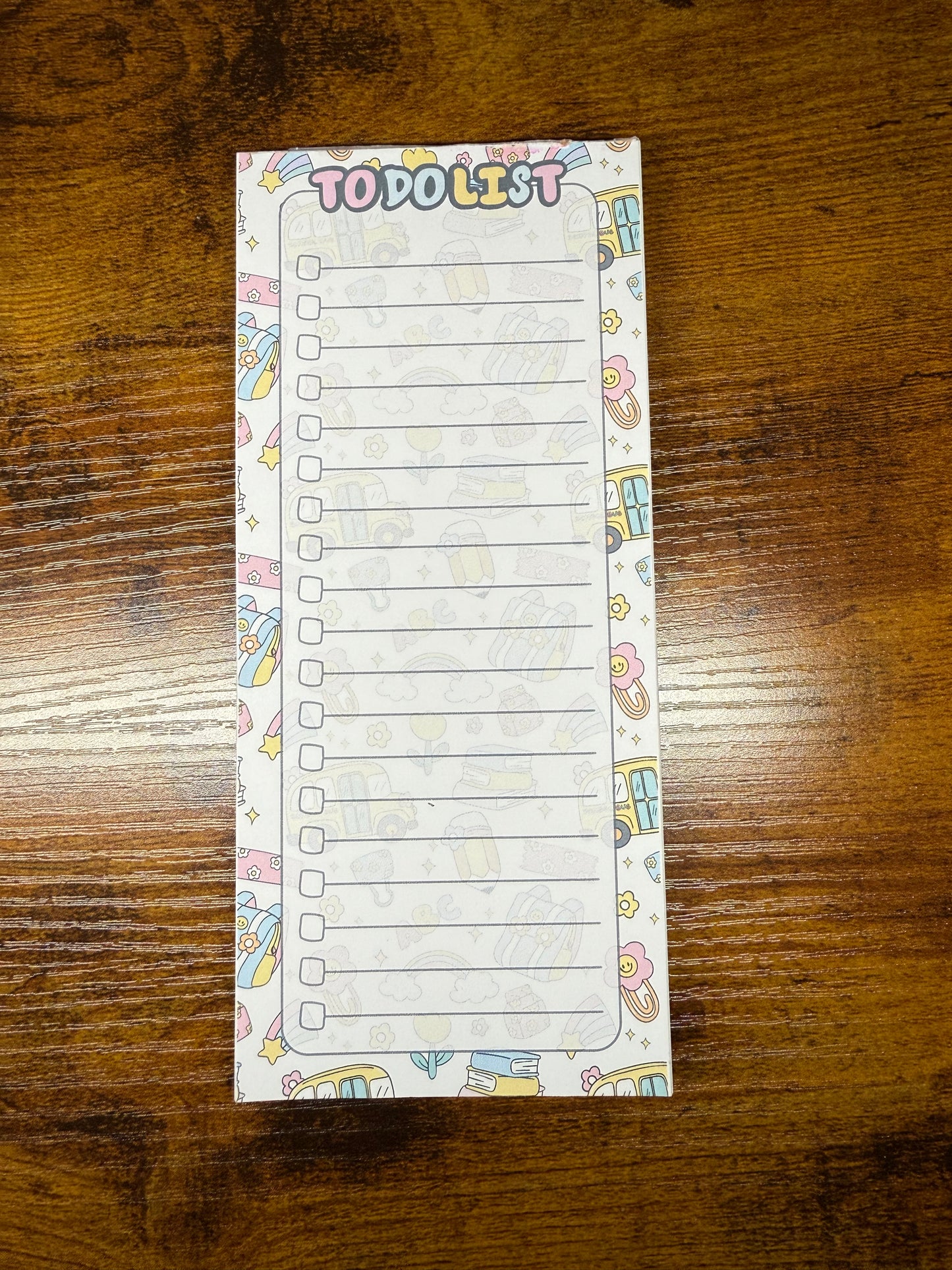 To Do List- School Themed