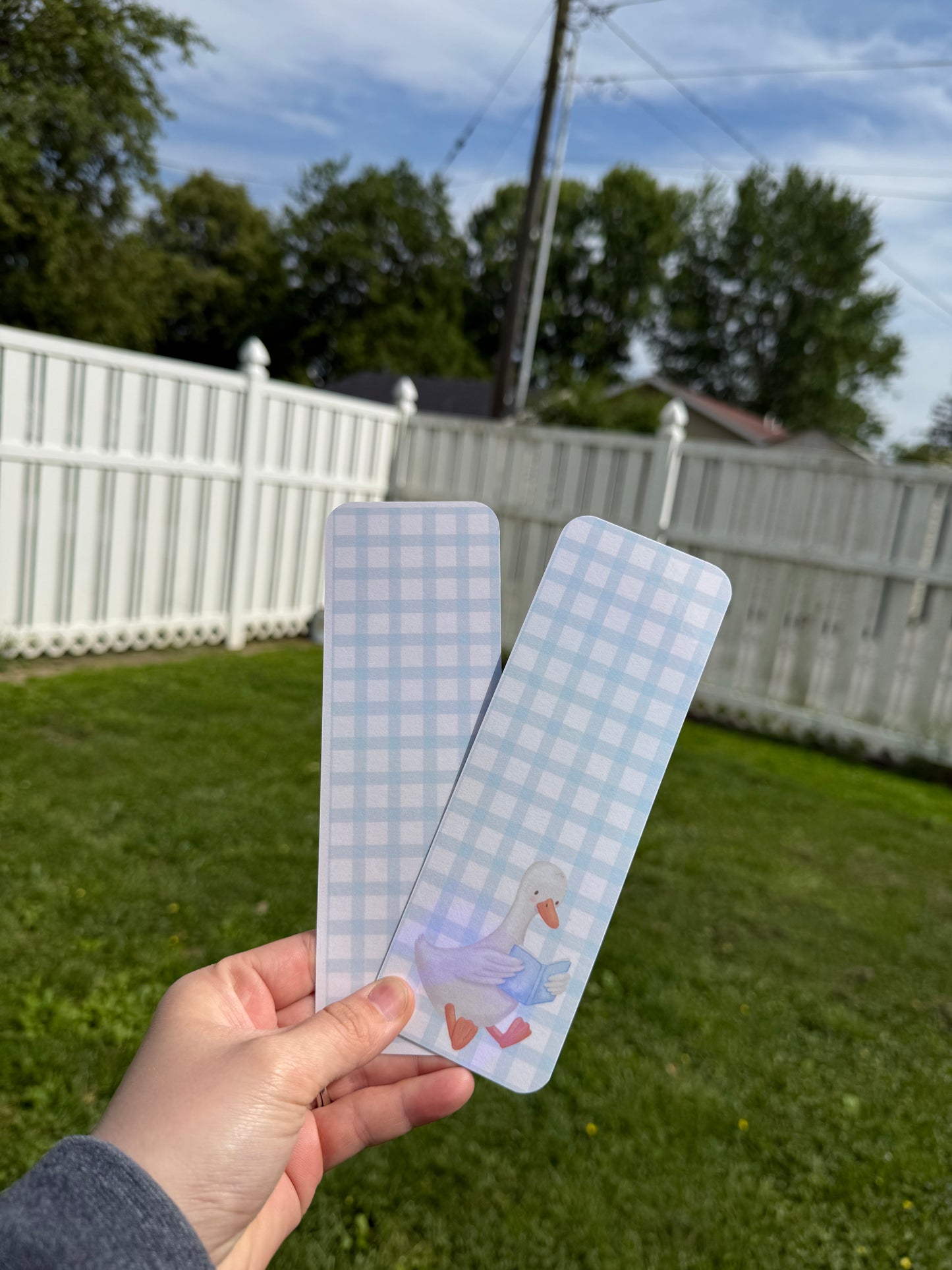 Blue Goose Bookmark