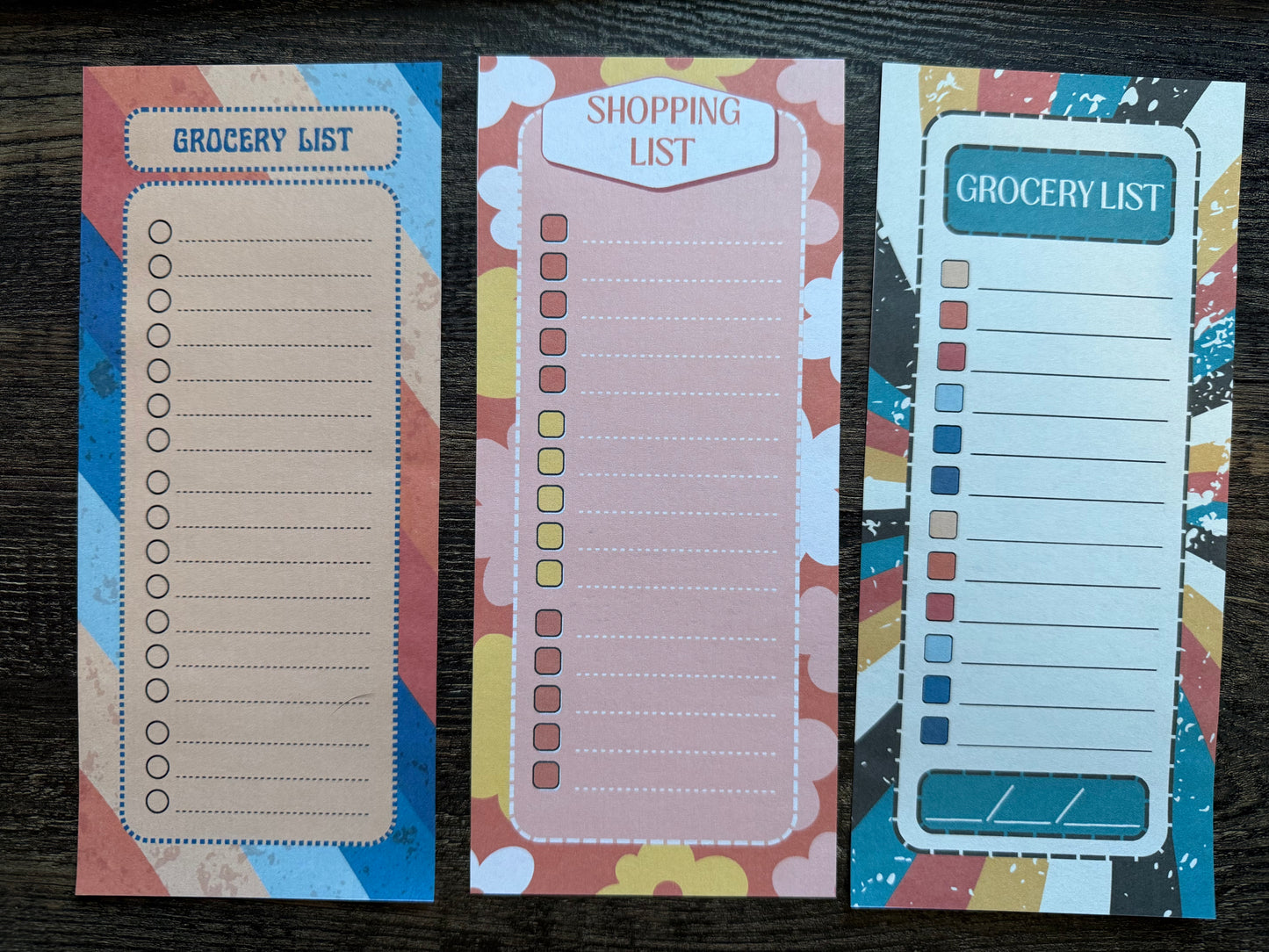 Magnetic Grocery Notepad