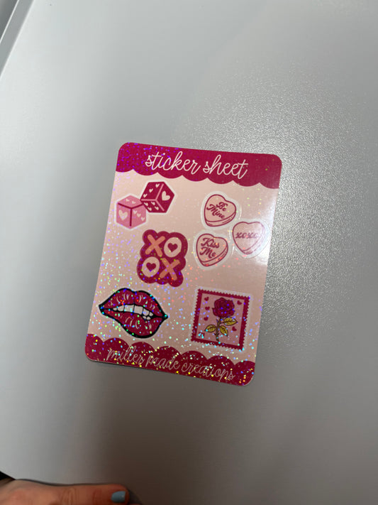 Valentines Sticker Sheet