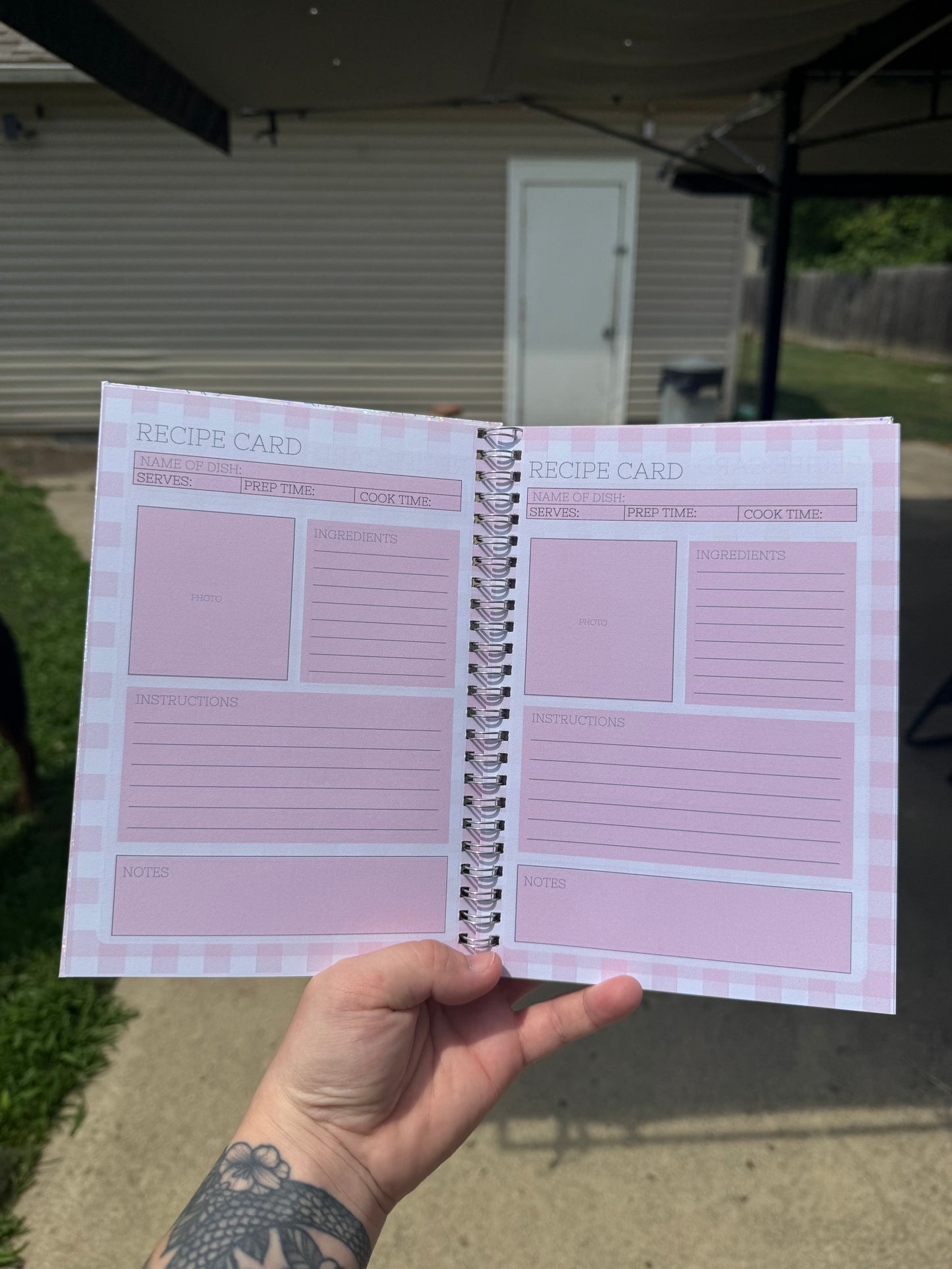 A5 Recipe Book