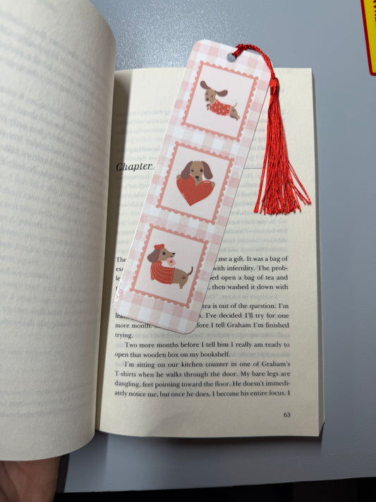 Doxie Love Stamp Bookmark
