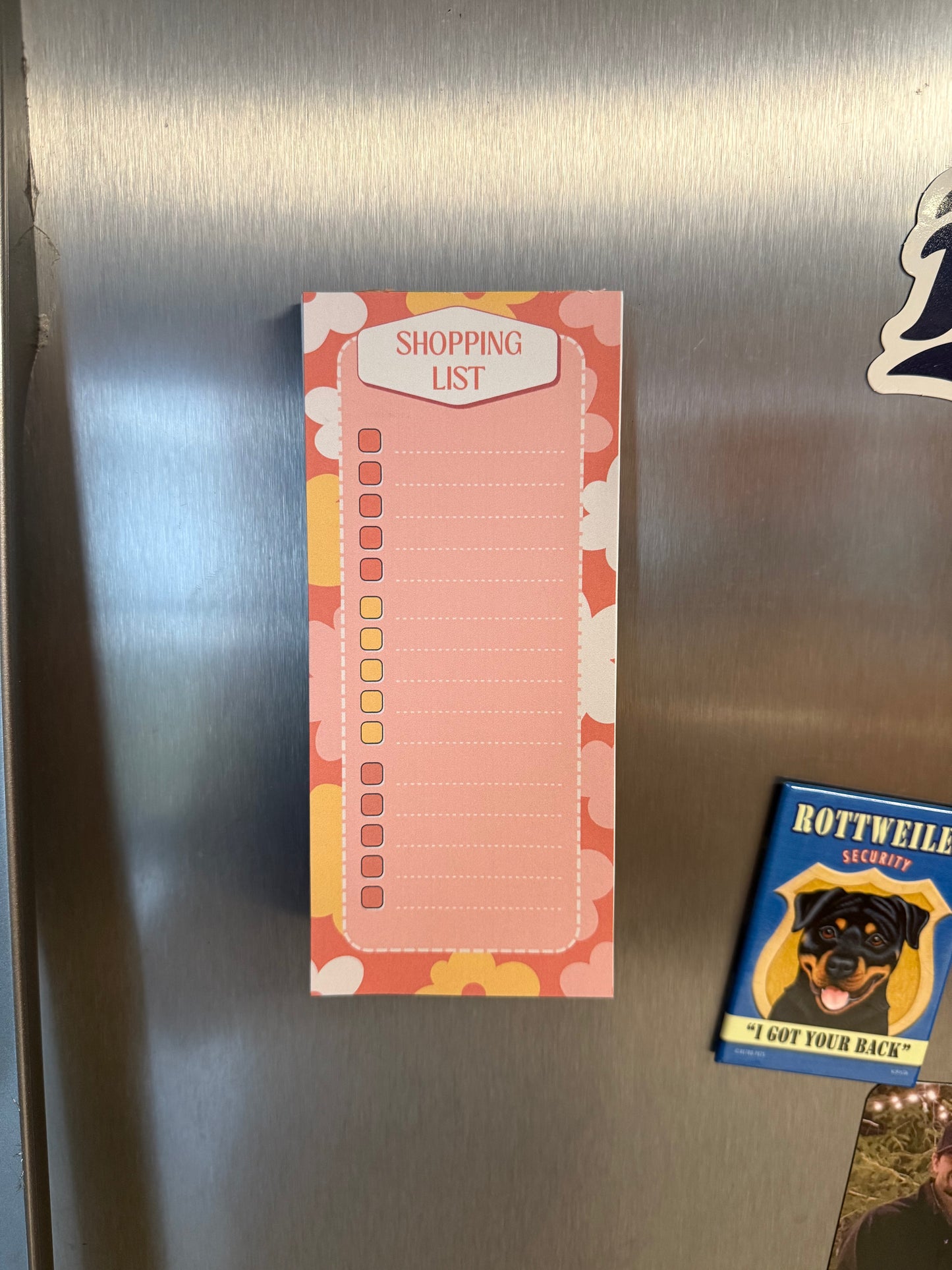 Magnetic Grocery Notepad