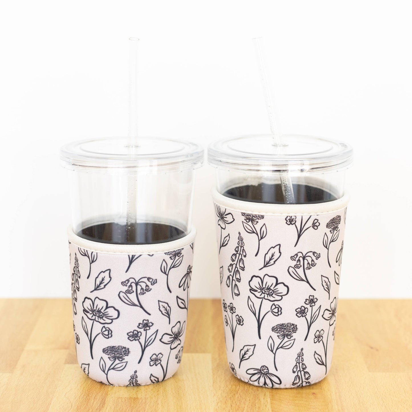 Pressed Floral Drink Sleeve