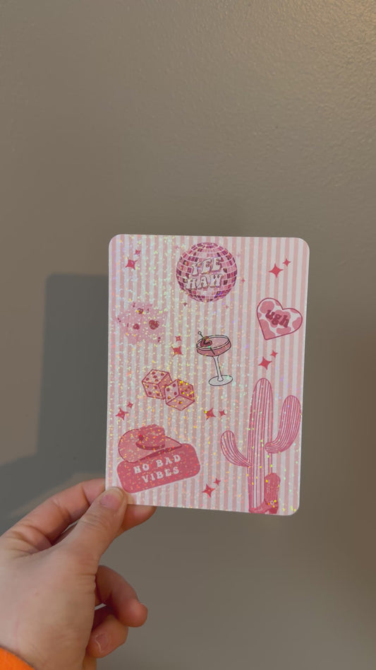 Pink Cowboy Kindle Insert