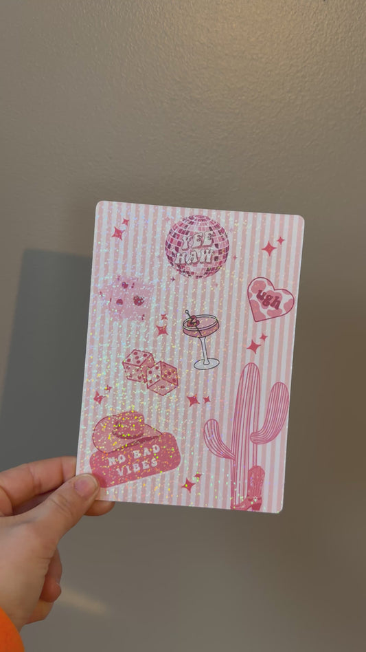 Pink Cowboy Kindle Insert